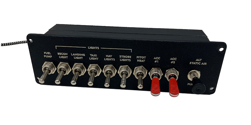 Summit Simulators Electrical & Lighting Switch Panel flight simulator panel module