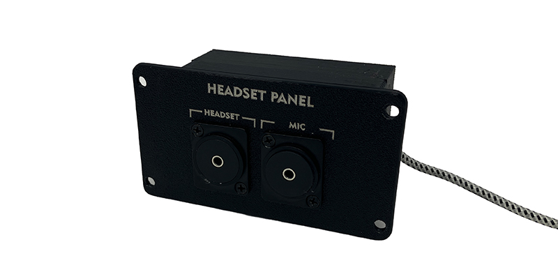 Summit Simulators Headset Panel flight simulator panel module
