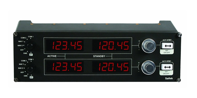 Logitech Flight Radio Panel flight simulator hardware