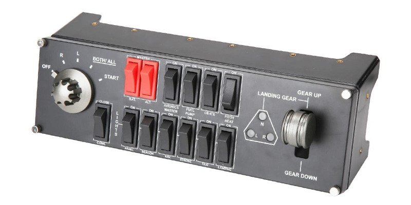 Logitech Flight Switch Panel flight simulator hardware