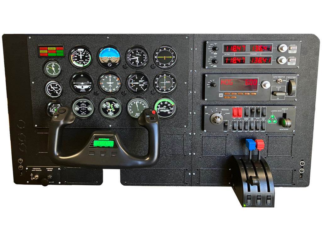 Basic Trainer home cockpit flight simulator panel by Summit Simulators